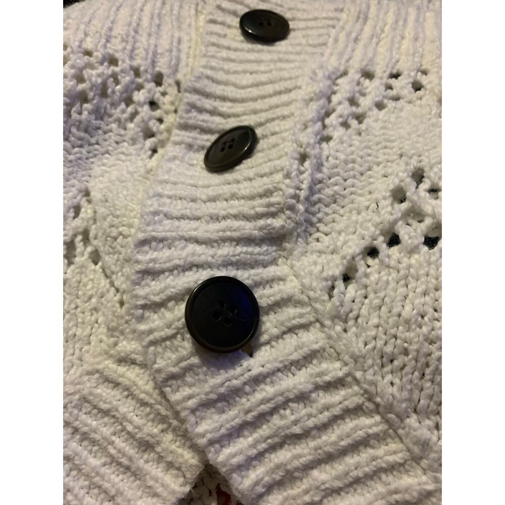 Free People Chloe Cardi / Evening Cream sz small - Picture 8 of 10